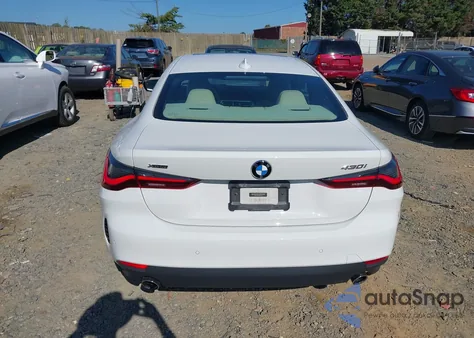 2021 BMW 430I xDrive из США, поврежденный, VIN WBA73AP07MCF70941